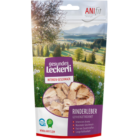 Hond Kat Accessories Snacks Runderlever 35g 1 Stuk -1- Anifit